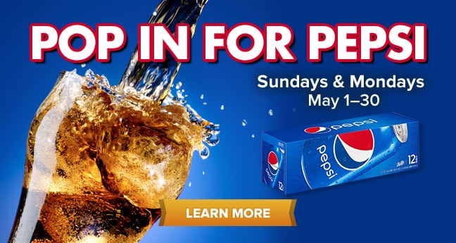 Pop In For Pepsi