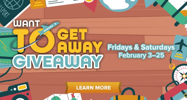 Want To Get Away Giveaway