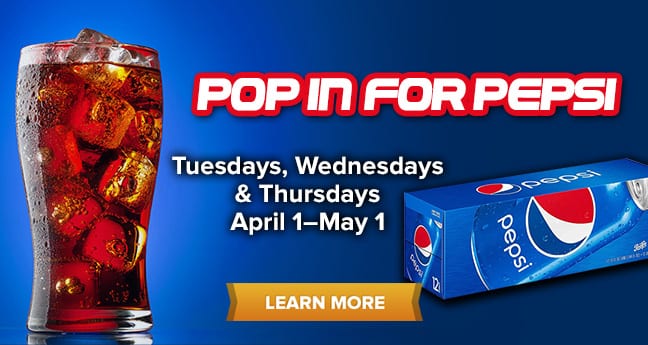 Pop In For Pepsi