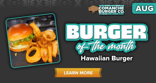 Burger Of The Month August