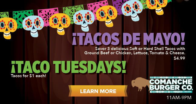 Tacos De Mayo & Taco Tuesdays!